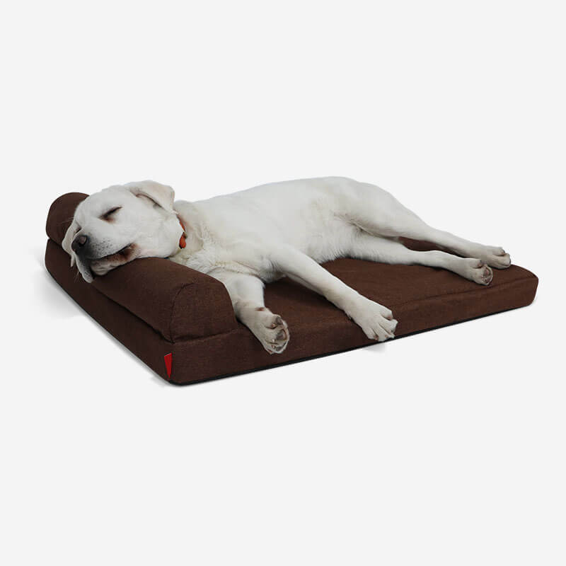 Lit Orthopédique Amovible Épais et Imperméable pour Chien