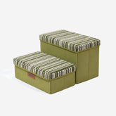 Escalier pour chien pliable avec rangement et condo - Funnyfuzzy SnugNest