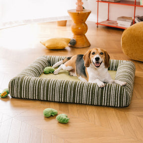 Panier pour chien en mousse à mémoire orthopédique toutes saisons - Funnyfuzzy SnugNest
