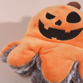 Halloween Pieuvre Citrouille Pirate Jouet Réversible en Peluche pour Chien