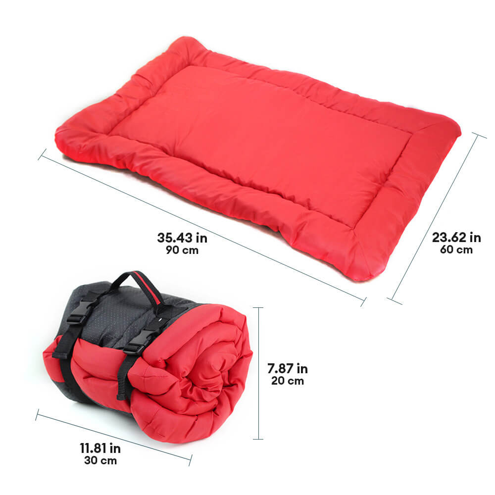 Tapis de voyage pliable et imperméable pour chien extérieur durable