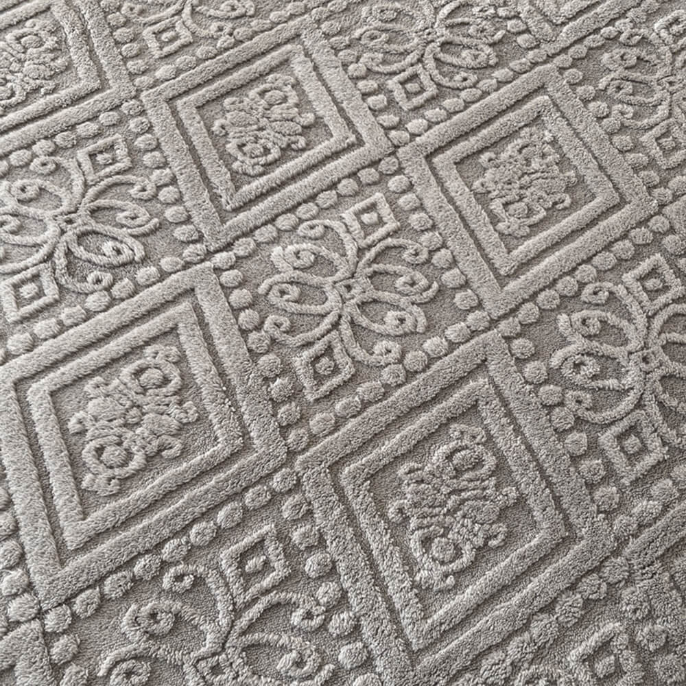 Housse de matelas en velours de lait chaud gaufré de style baroque