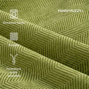 Panier orthopédique pour chien toutes saisons à double couche amovible – Rétro