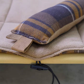 Tapis de couchage réversible pour animaux de compagnie avec oreiller inclus