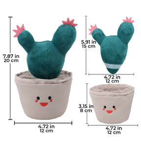 Jouet Cactus en peluche jouet couineur pour chien jouet interactif distributeur lent