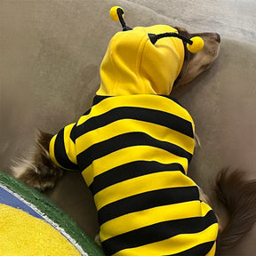 Costume Abeille Amusant et Original avec Capuche pour Chien