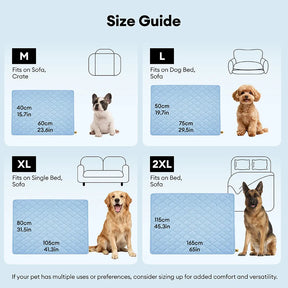 Couverture et Tapis rafraîchissant pour chien double face - Chill Nest