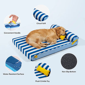 Lit orthopédique tapis rafraichissant grands chien - Chill Nest