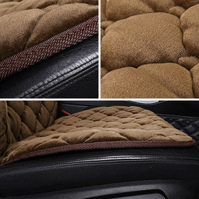 Coussin de siège de voiture en peluche de luxe épais et chaud