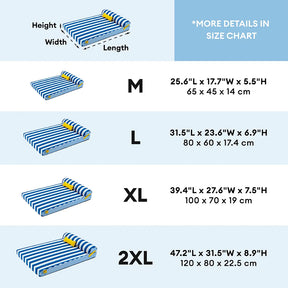 Lit orthopédique tapis rafraichissant grands chien - Chill Nest