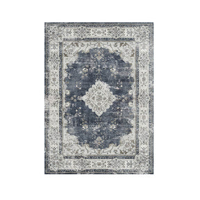 Grand tapis persan vintage confortable pliable lavable imperméable