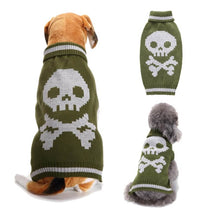 Pull de Halloween pour animaux de compagnie | Vêtement pour chien chaud et confortable à motif Halloween