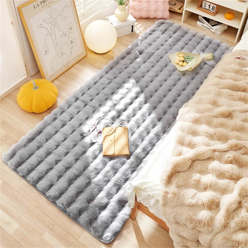 Tapis luxueux en peluche pour animaux de compagnie - Confort et style ultimes pour votre maison