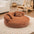 Lit orthopédique pour chien en peluche douce ultra-douce avec oreillers - Niche douillette avec donut amovible.