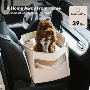 Siège Auto pour Chien avec Ceinture de Sécurité - Urban Roaming