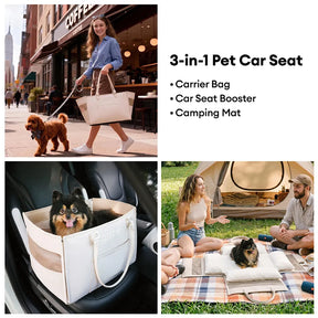 Siège Auto pour Chien avec Ceinture de Sécurité - Urban Roaming