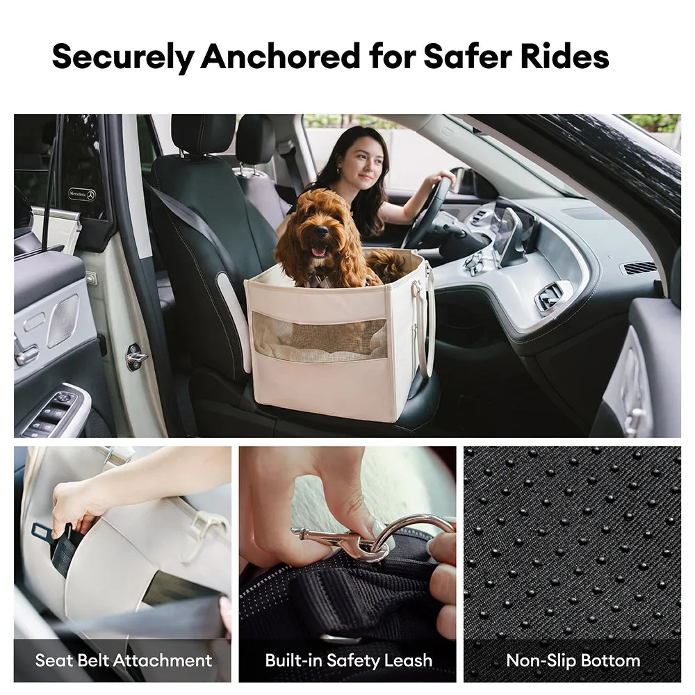 Siège Auto pour Chien avec Ceinture de Sécurité - Urban Roaming