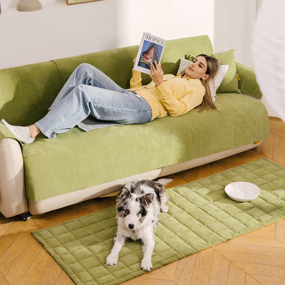 Housse de canapé imperméable toutes saisons, résistante aux taches et durable – Rétro