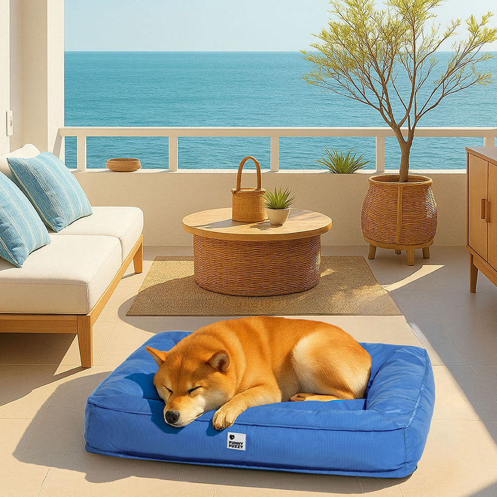 Lit orthopédique pour grand chien imperméable et soutien