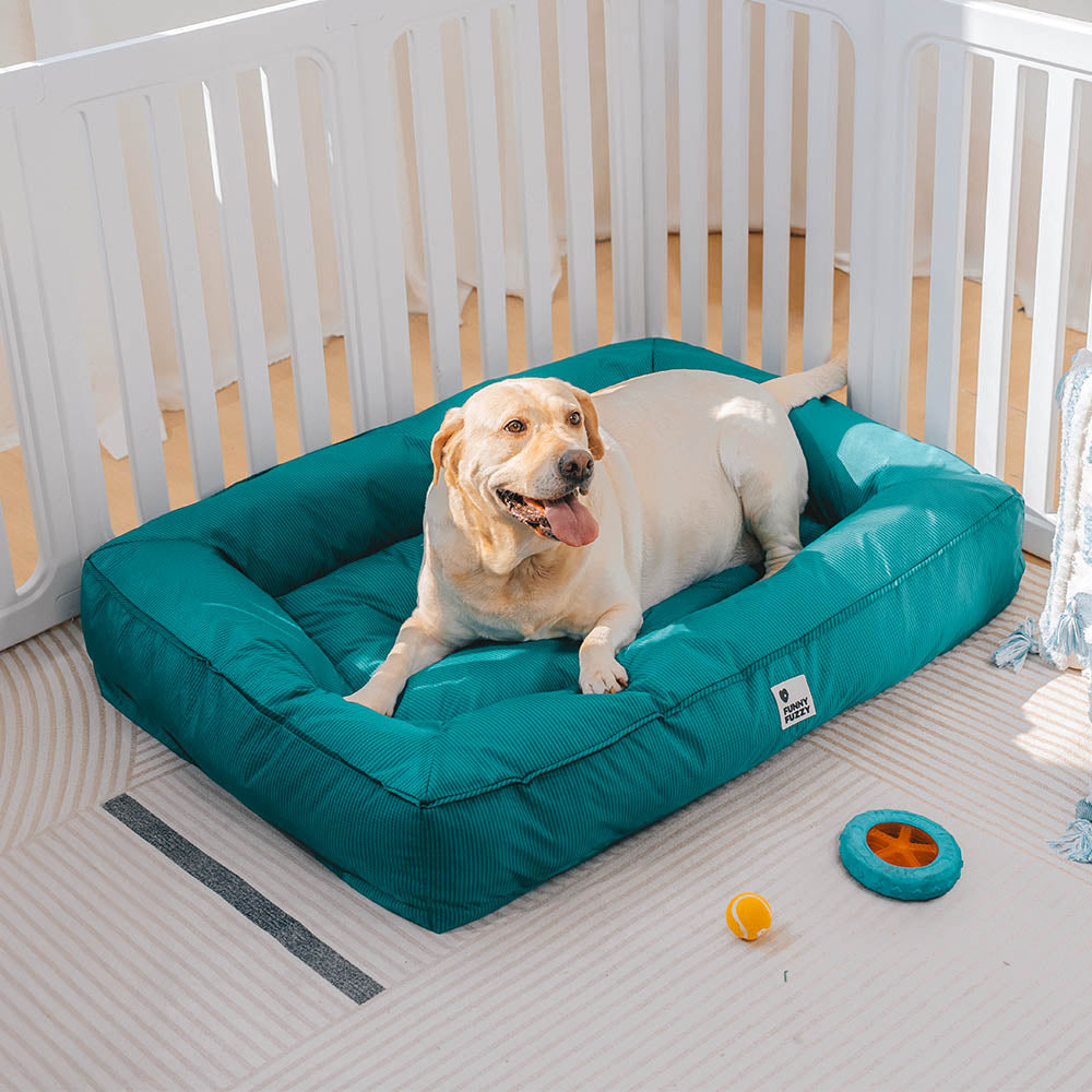 Lit orthopédique pour grand chien imperméable et soutien