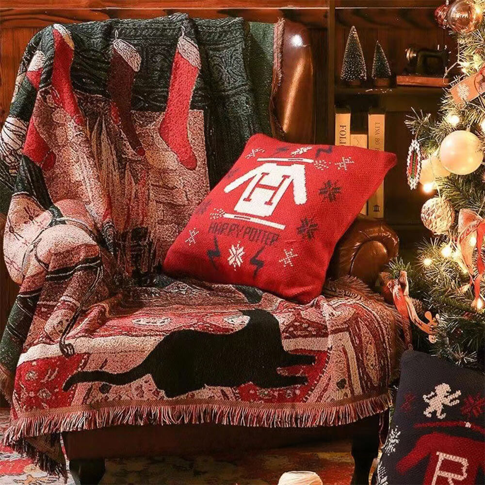 Couverture décorative de Noël - Ensemble cadeau 3pcs