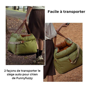 Pack de Siège d'Appoint pour Chien en Similicuir - Urban Voyager