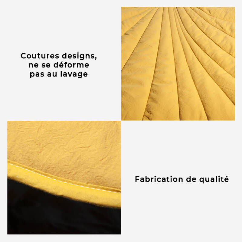 Pack de Housse de Canapé en Chenille à Chevrons Imperméable et Antisalissure