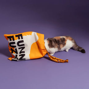 Sac fourre-tout pliable en toile recyclée FUNNYFUZZY - Queues Frétillantes