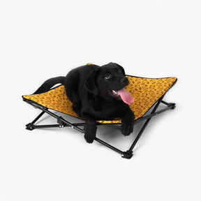 Lit pour chien pliable et lavable extérieur à motifs multiples