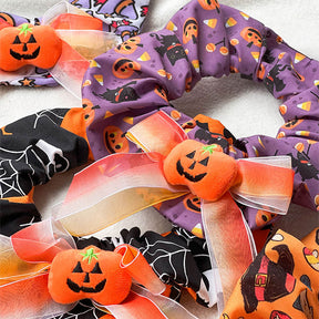 Bandana Chien Halloween Citrouille Volant