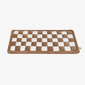 Tapis pour chien en plaid doux et antidérapant pour extension de siège auto