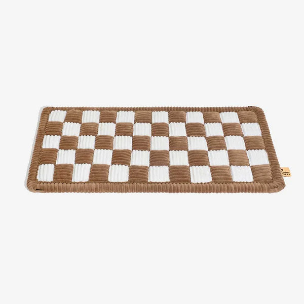 Tapis pour chien en plaid doux et antidérapant pour extension de siège auto