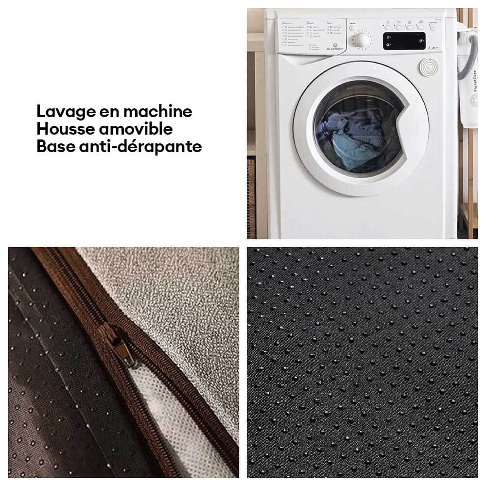 Lit-oreiller épais et lavable pour animaux convient pour toutes les saisons