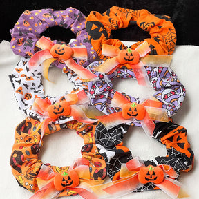 Bandana Chien Halloween Citrouille Volant