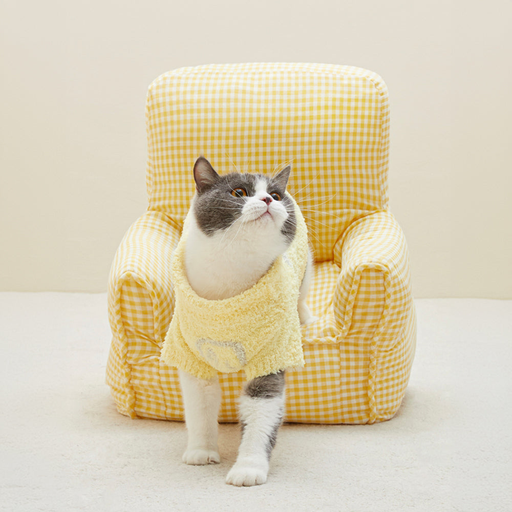 Ensemble de Loungewear Peluche Bouclée Tricoté Confortable pour Animaux et Propriétaires