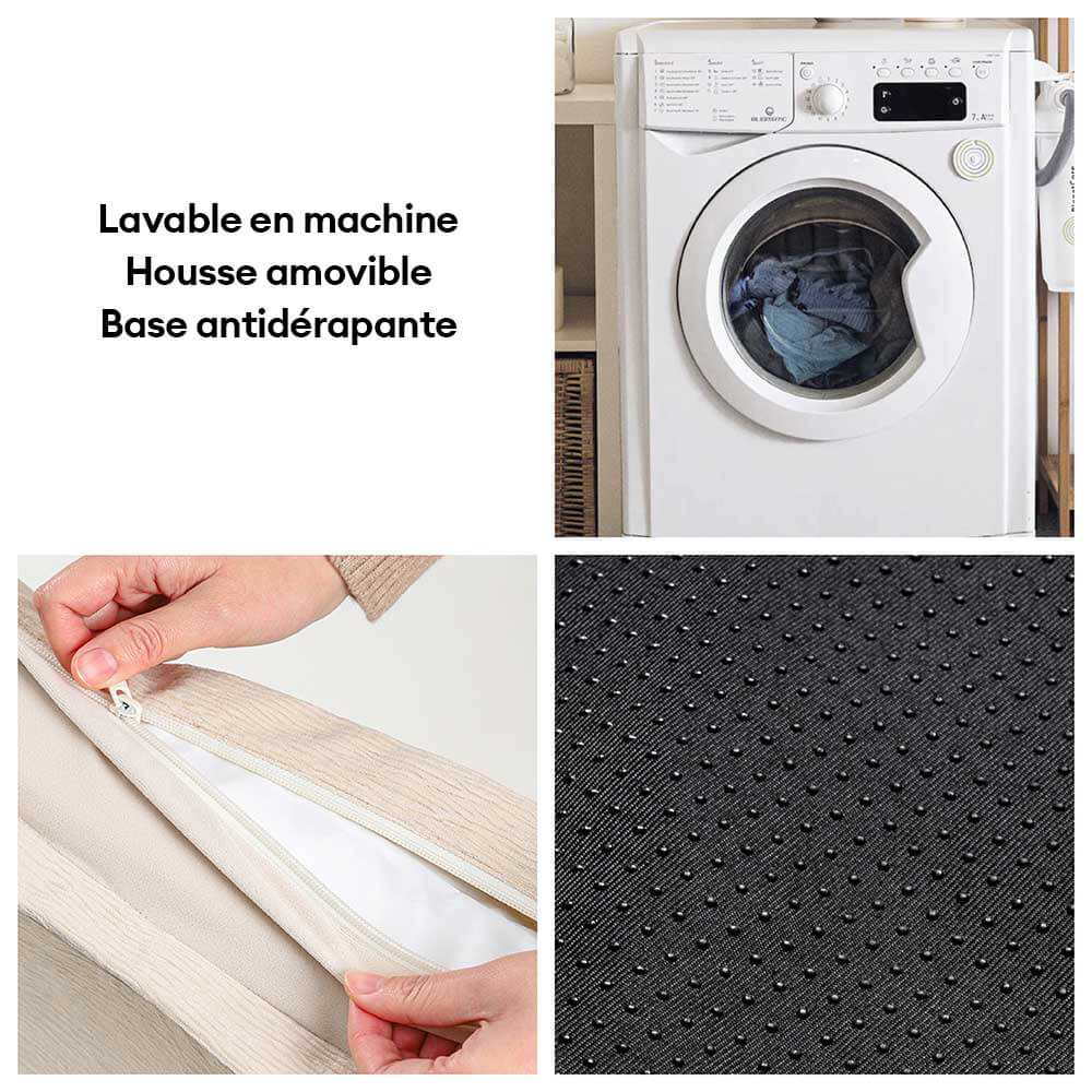 Lit pour chien anti-anxiété avec support en mousse pour sommeil profond