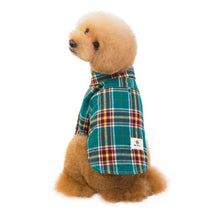 Chemise en Plaid Décontractée pour Animaux