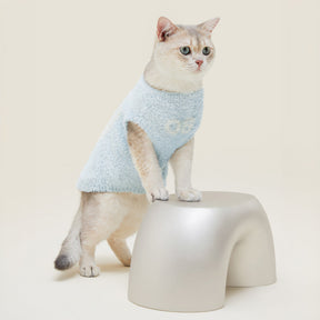 Ensemble de Loungewear Peluche Bouclée Tricoté Confortable pour Animaux et Propriétaires