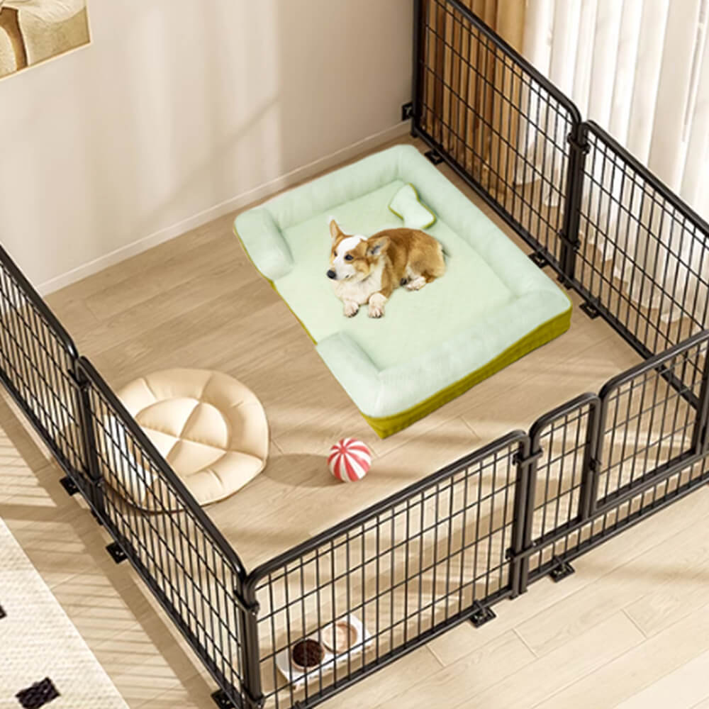 Lit Sofa pour Chien Grand et Lavable Orthopédique Tapis Rafraichissant Chien - Extérieur