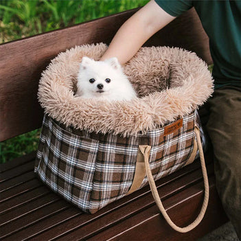 Sac de transport pour animaux 2 en 1 grand et tout temps et sac de couchage pour chien - Plaid du Voyager