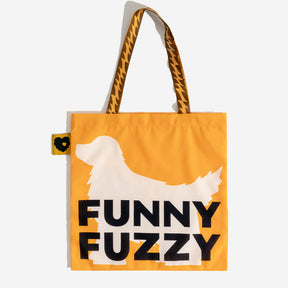 Sac fourre-tout pliable en toile recyclée FUNNYFUZZY - Queues Frétillantes