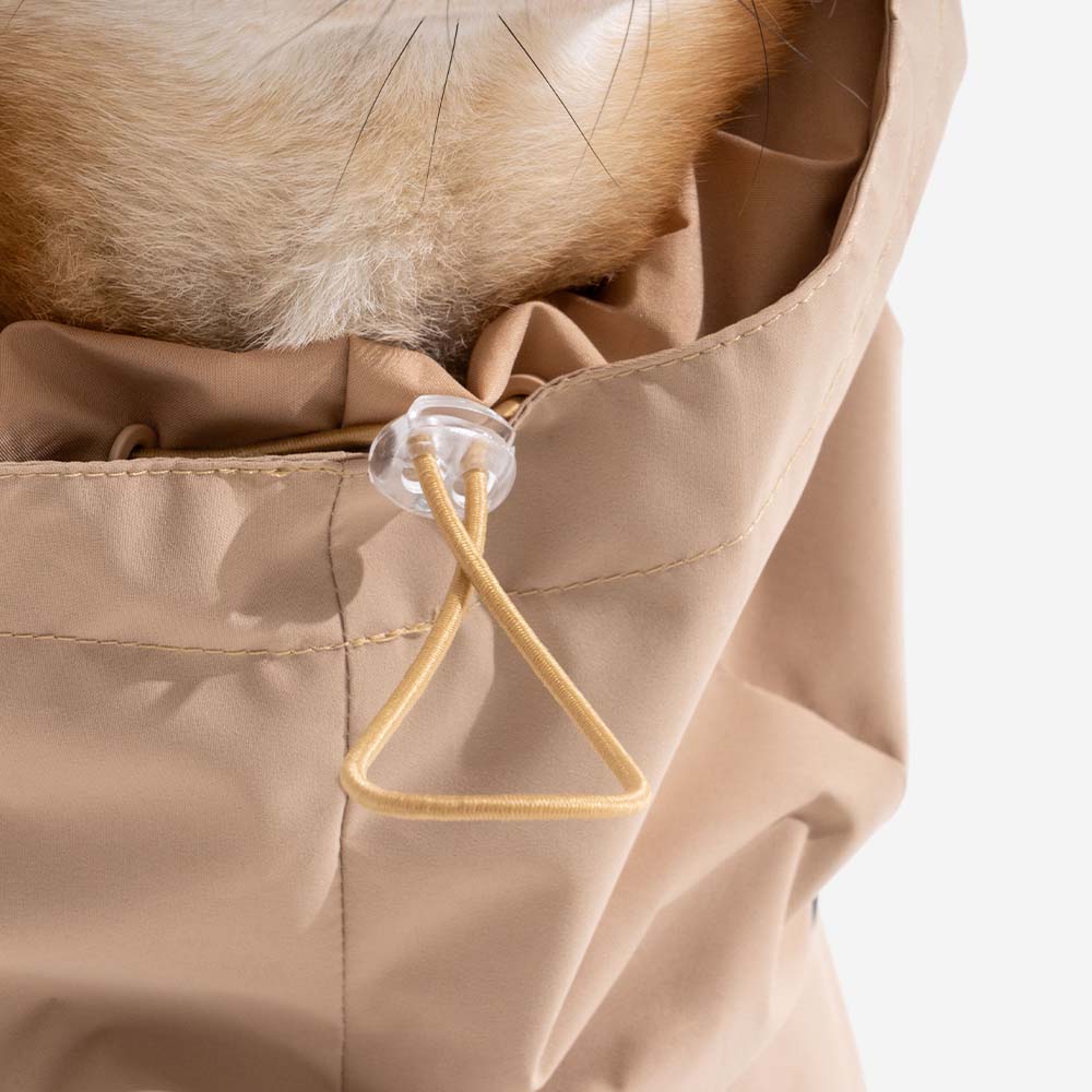 Imperméable réfléchissant réglable avec poche pour chien et maître - Restez au sec