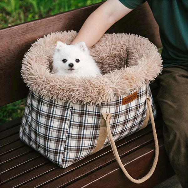 Sac de transport pour animaux 2 en 1 grand et tout temps et sac de couchage pour chien - Plaid du Voyager
