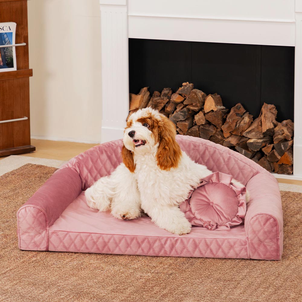 Lit pour chien Pinky Cozy Bolster - Princesse Lord