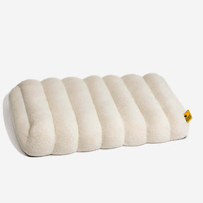 Grand Coussin Plat Lavable Crème Confortable pour Chien - Cheesecake