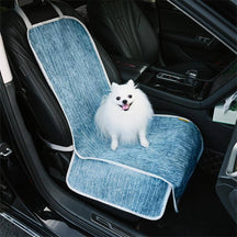 Housse de protection siège auto pour animaux chenille rayée imperméable - Road Safer