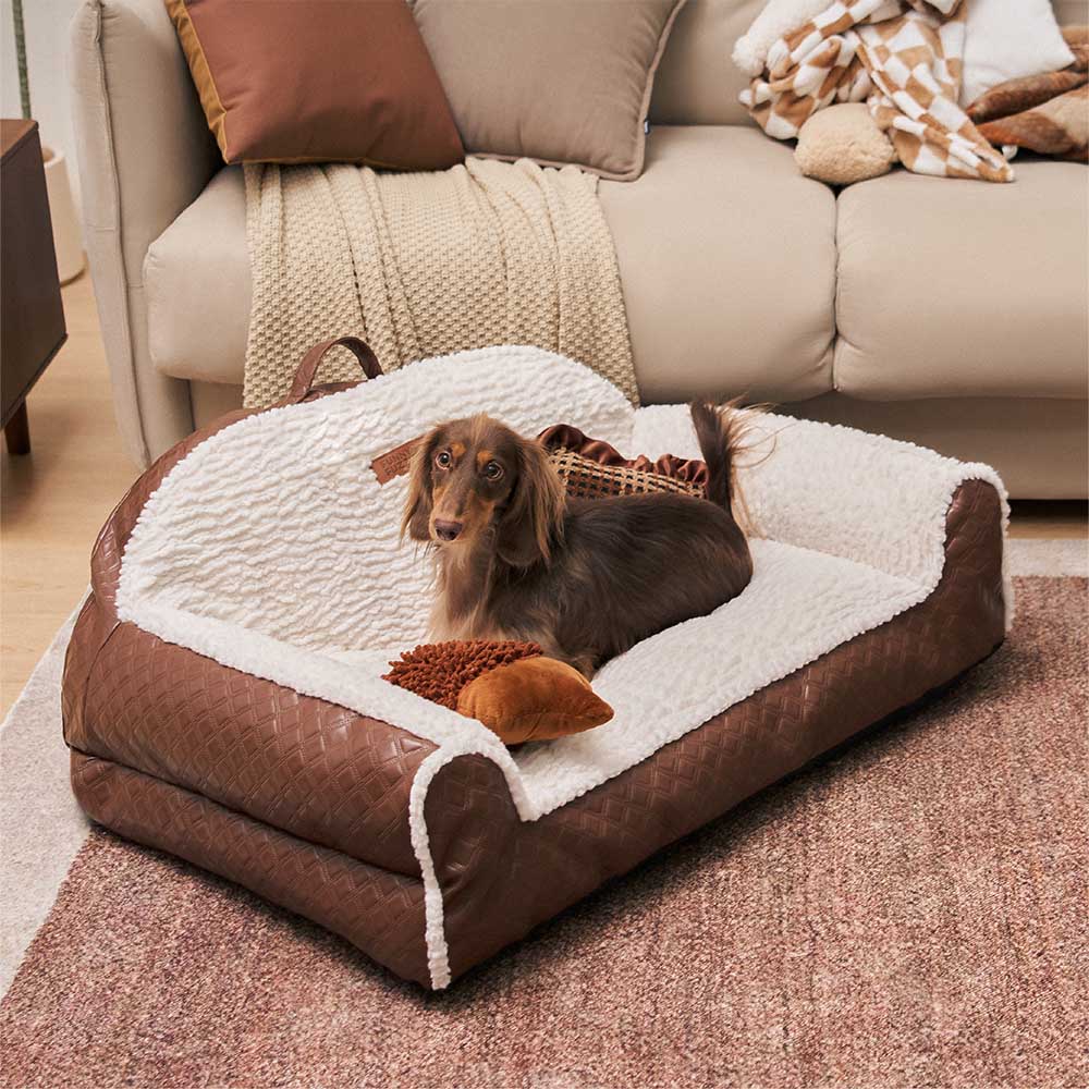 Coussin canapé-lit pour chien classique et confortable Couch Potato