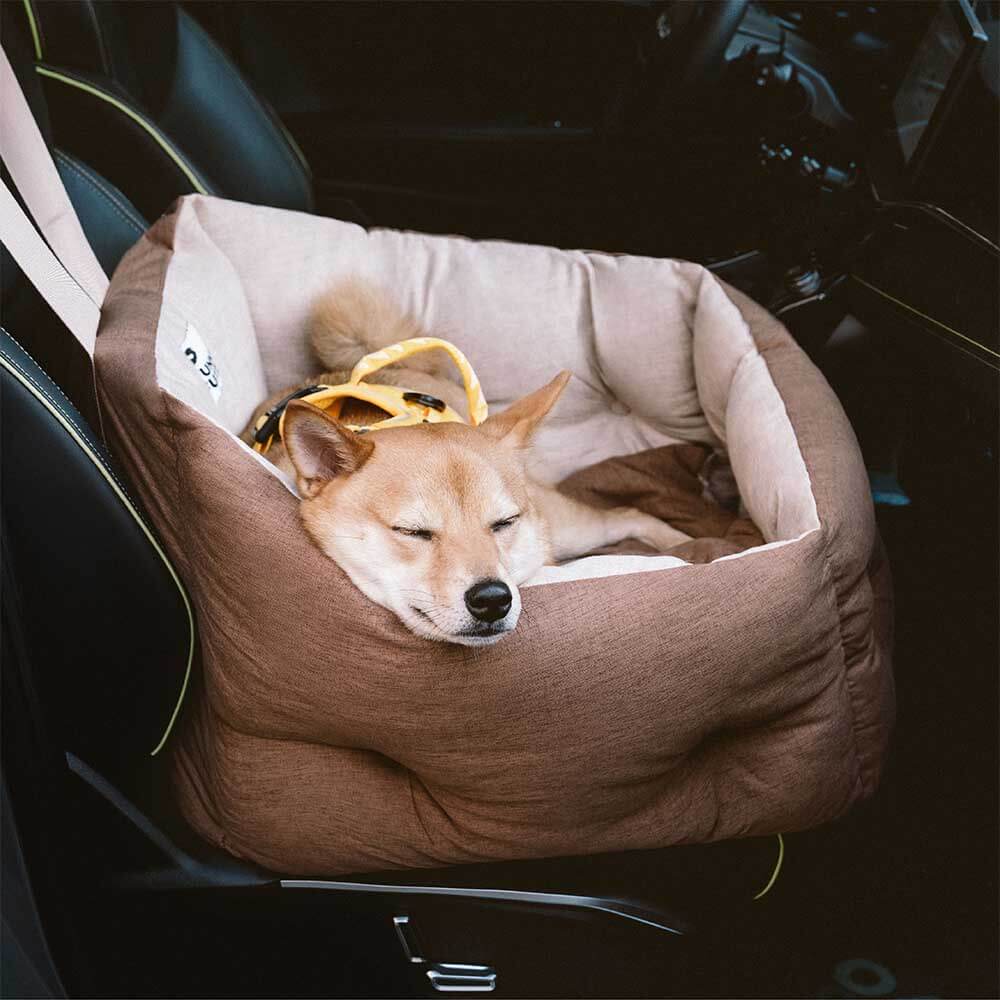 Siège auto pour chien surélevé et épaissi et imperméable avec protection pour le voyage