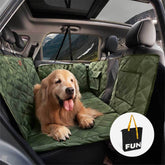Protection voiture Siège arrière pour chien extra-large - Idéal pour le voyage et le camping