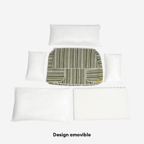 Lit pour chien orthopédique toutes saisons - Funnyfuzzy SnugNest